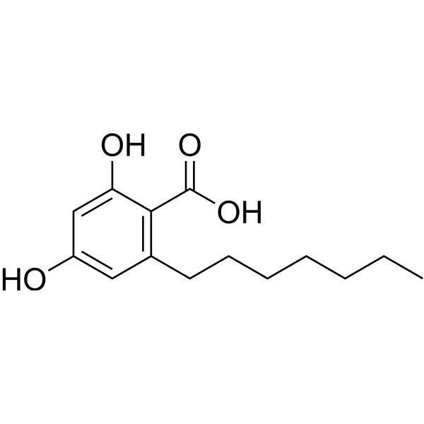 2-Heptyl-4,6-dihydroxybenzoic acid 6121-76-2